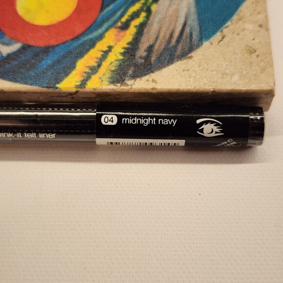 SEALED SEPHORA Colorful Wink-It Felt Tip Waterproof Eyeliner - 04 Midnight Navy - Picture 5 of 6